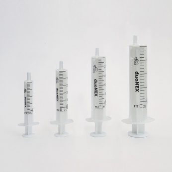 duoNEX - strzykawka jednorazowego użytku 2-częściowa, Luer sterylna